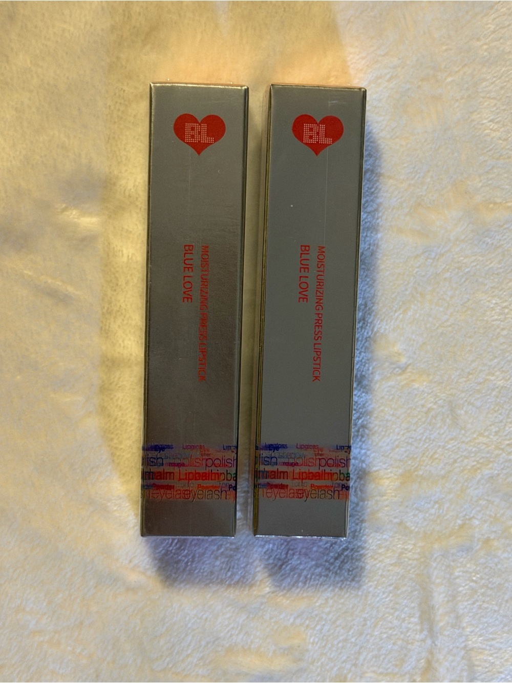 BLUE LOVE 2PC Moisturizing Press Lipstick (01#+02#)